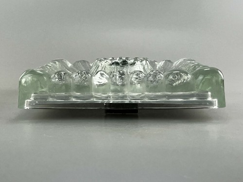 60er 70er Jahre Lampe Leuchte Wandlampe Ice Glas Space Age von Hustadt Leuchten - Picture 6 of 12