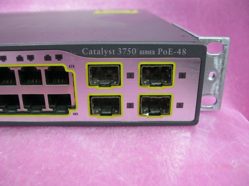 Cisco Catalyst 3750 ws-c3750-48ps-s v05 Cisco Catalyst 3750-PoE-48 - Picture 2 of 4