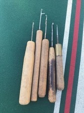 Vintage latch hooks for rug making