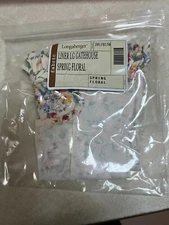 Longaberger Large Gatehouse Basket Liner: Spring Floral #20170138 ~ MIP!