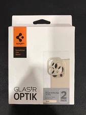 Spigen GLASTR OPTIK iPhone 13 Pro Max /13Pro Camera Lens Protector Gold 2 Pack