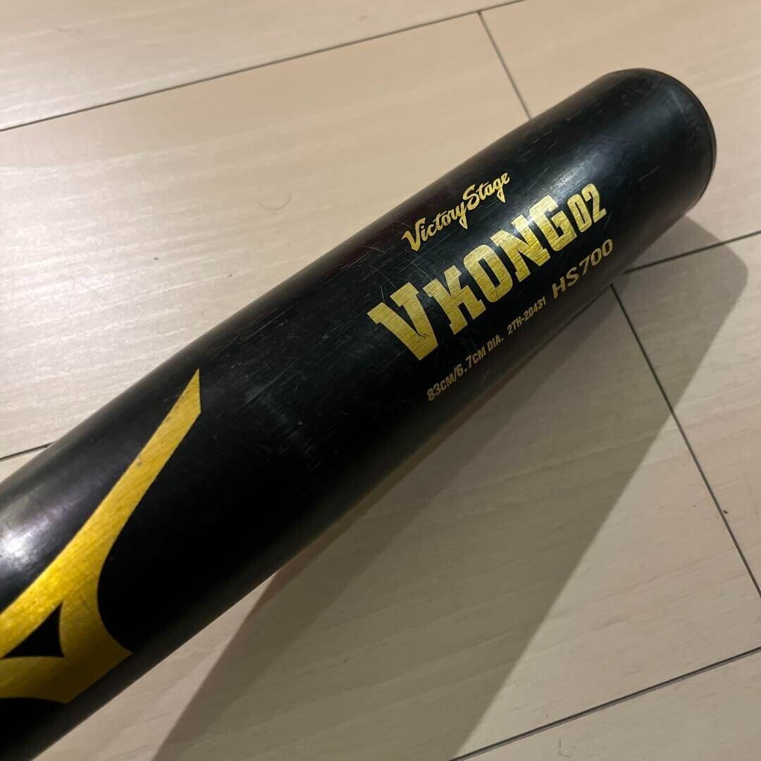 Mizuno Hardball bat V Kong 02 Black 84cm 900g Victory Stage Mizuno Hardball bat V Kong 02 Black 84cm 900g Victory Stage