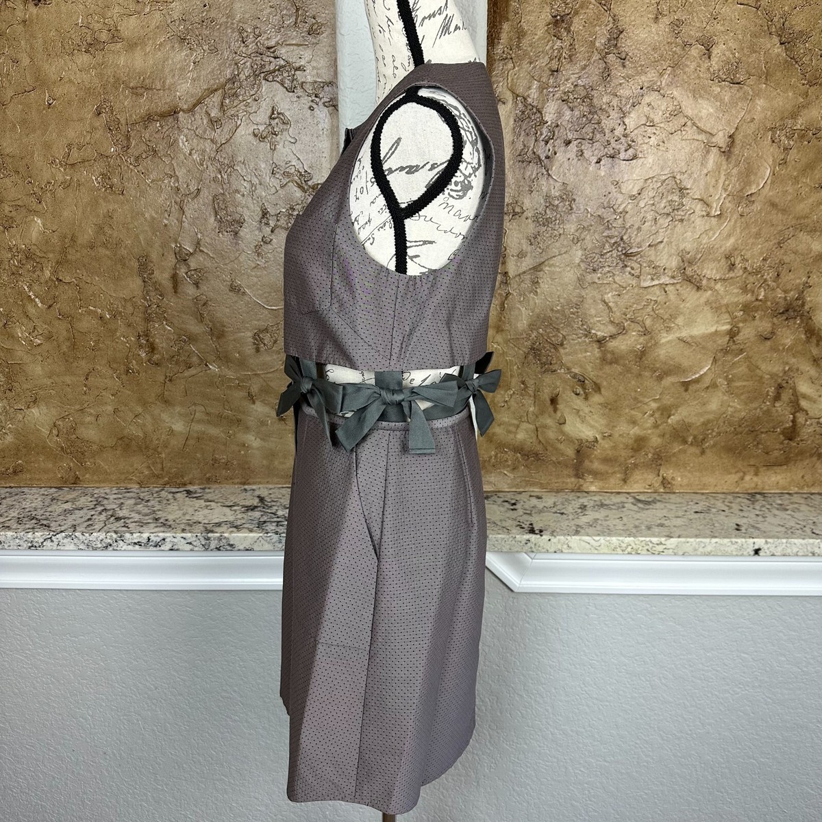 3.1 Phillip Lim Sheath Dress Women 6 Button Front Bow Belt