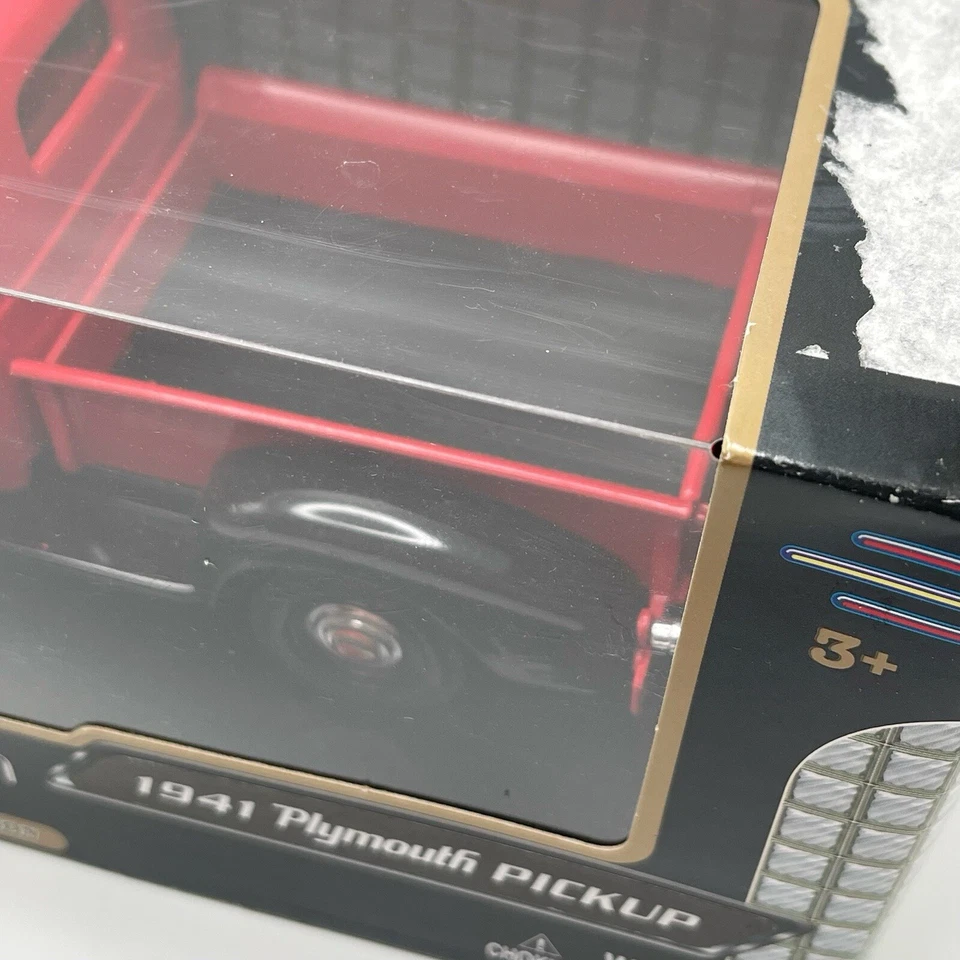 Camioneta Motor Max American Classics 1941 escala 1:24 Plymouth metal fundido a presión NUEVA Foto 3 de 4