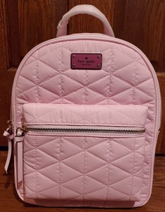 kate spade black small bradley wilson road quilted backpack