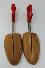 FLORSHEIM TRAVEL TREEL SHOE KEEPER STRETCHER 5 RED HANDLE CEDAR WOOD