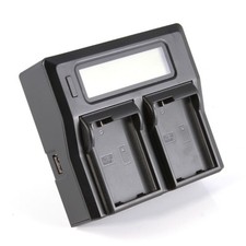 AC/DC LCD Screen Dual Battery Charger For Nikon EN-EL15a D800 D750 D7100 D810A