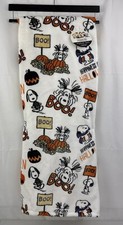 Peanuts Halloween Classic Great Pumpkin  Snoopy Throw Blanket Velvet Fleece NWT