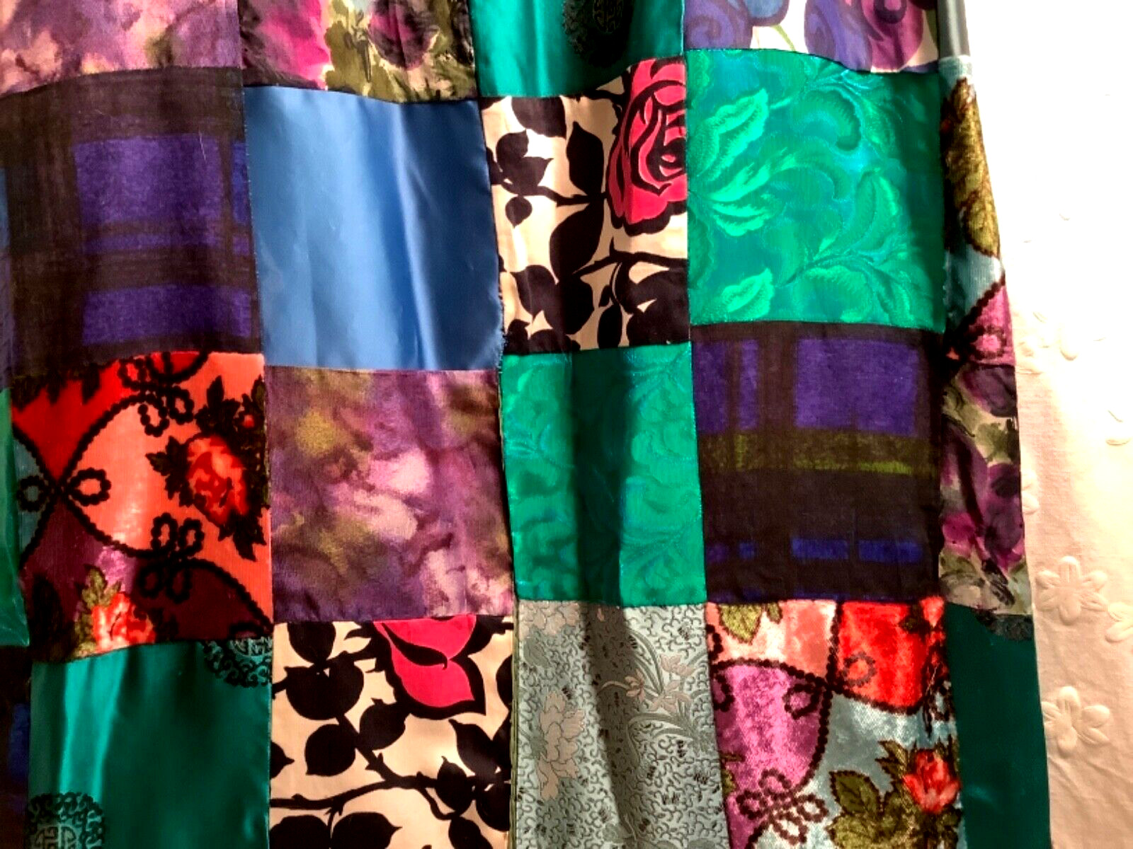 Vintage Skirt Designer Evening Glamour Textured R… - image 7