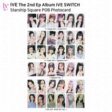 IVE The 2nd EP Album IVE SWITCH Starship Square POB Photocard KPOP K-POP