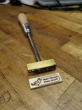 Branding Iron, Made to Order, Custom branding iron w/Handle, USA Made