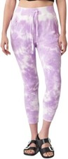 Bandier X Sincerely Jules The Juniper Jogger Lavender Tie Dye SZ XL