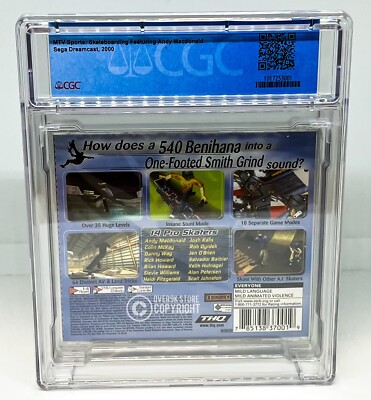 MTV Sports: Skateboarding - Sega Dreamcast - CGC 9.4 A+ Sealed