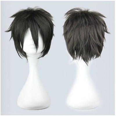 Sword Art Online Kirigaya Kazuto Kirito Short Anime Cosplay Wig Free cap 