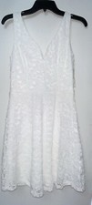 Dillards Juniors Midnight Doll Little White Dress Lace Bachelorette Sz 5 NWT