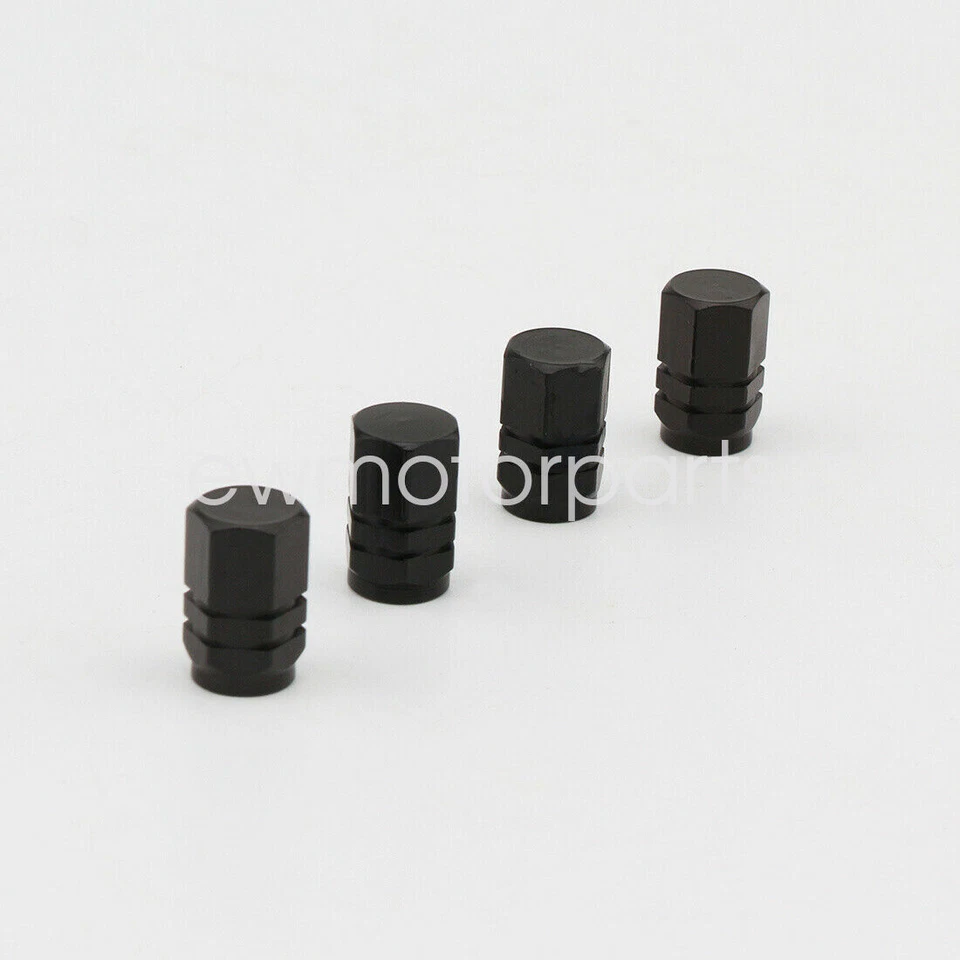 4 черных алюминиевых колпачка на штоки клапанов колес мотоциклов для Harley Davidson - Изображение 4 из 4