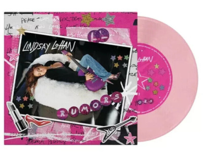 LINDSAY LOHAN 33 RPM 7'' - Rumors PINK VINYL LIMITED!!!