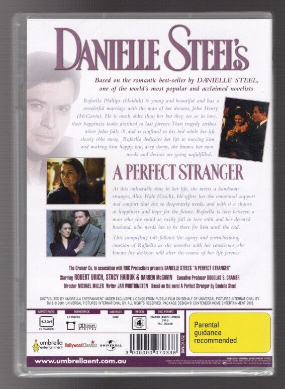 Danielle Steel's-A Perfect Stranger (DVD, 1994) for sale