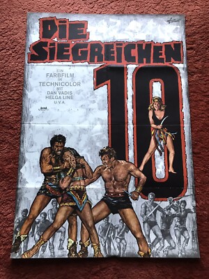 Die siegreichen 10 Kinoplakat Poster A1, Dan Vadis, Helga Line