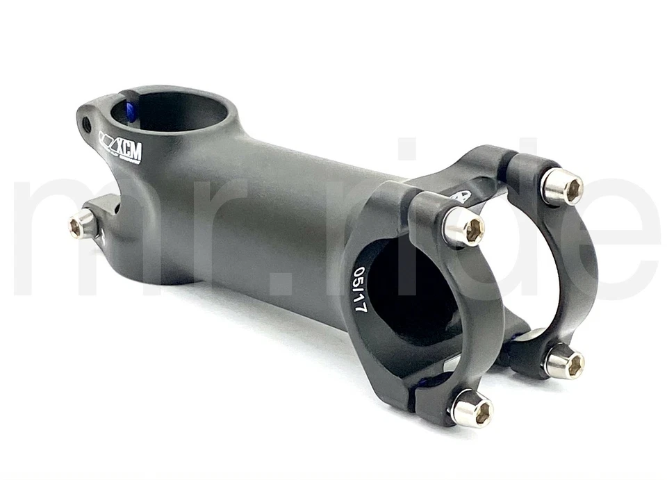 Answer XCM Bicycle Bike Stem 100mm x 31.8 ±6° Black for tube 28.6mm(1-1/8") - Image 2 of 4