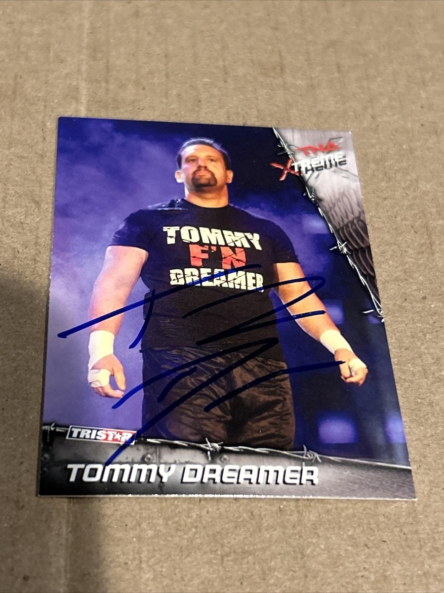 Tommy Dreamer Signed 2010 TriStar TNA Xtreme Card WWE Autograph | eBay
