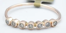 GENUINE 0.28 Cts DIAMONDS RING 10K ROSE GOLD - New With Tag