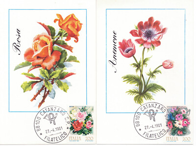 1981 CS Annullierung 27.4 '' 3 Maximum - I Fiori d' Italia 1. Ausgabe ''