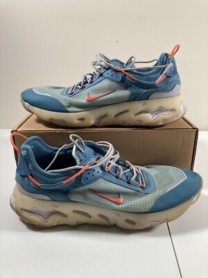 Nike React Live Sneaker Sz 13 Blue Running Shoes Rift Blue Athleisure