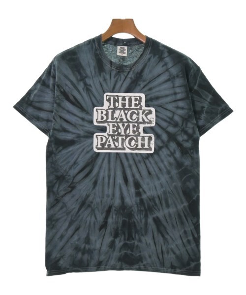 BLACK EYE PATCH T-shirt/Cut & Sewn BlackxNavy blue(Tie-dye) M  