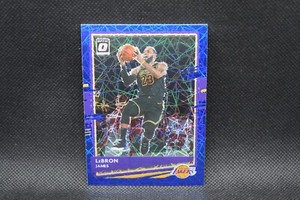 LeBron James #13 - 2020-21 Panini Donruss Optic - Blue Velocity Prizm - A