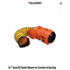 Allegro Industries 16” Plastic Axial Blower 9553-25