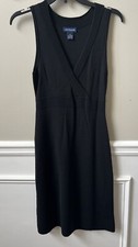 LITTLE BLACK DRESS XS KNIT ANN TAYLOR STRETCH SLEEVLESS-QUALITY-HONG KONG