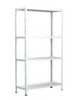 Schulte Regalwelt Steckregal, 60 Kg Tragkraft, 180X60X40 Cm (Hxbxt), Weiß