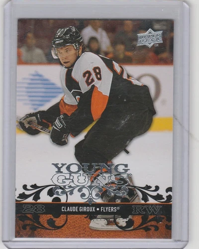 2008 09 Upper Deck Young Guns Rookie #235 Claude Giroux Philadelphia Flyers
