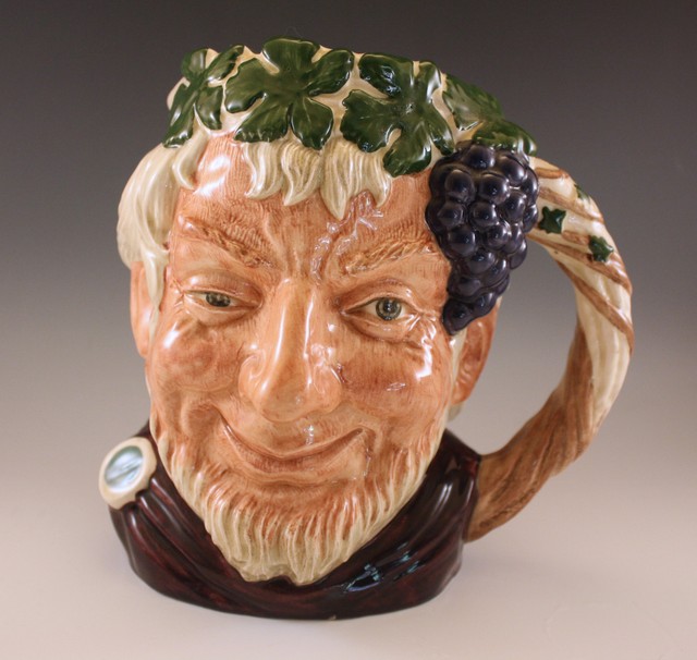 VINTAGE ROYAL DOULTON CHARACTER LARGE TOBY JUG BACCHUS D 6499 eBay