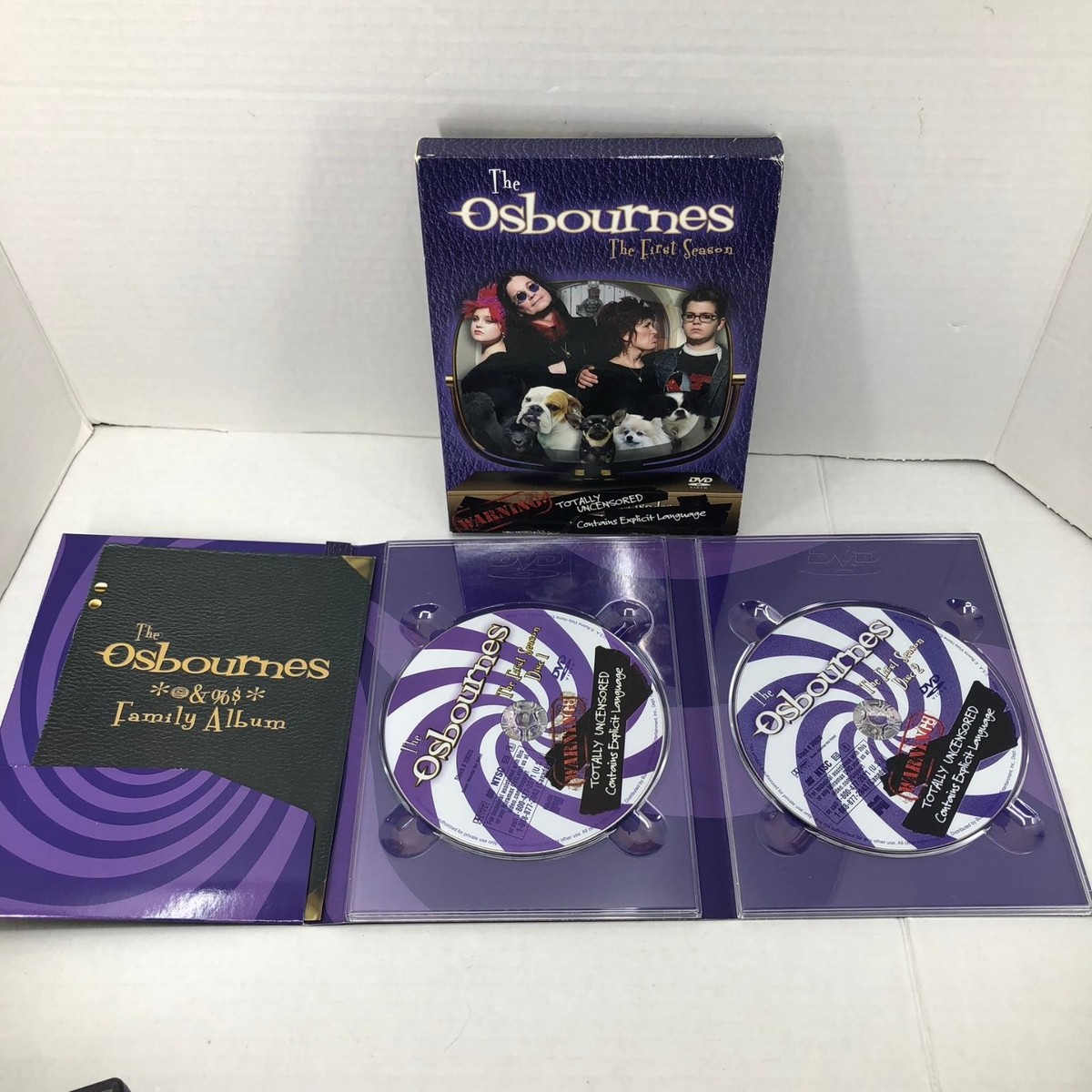 The Osbournes DVD 1st Season 2002 Totally Uncensored Explicit