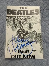 KLAUS VOORMANN Hand Signed Autograph 4X6 Photo --Artist & BEATLES Album Designer