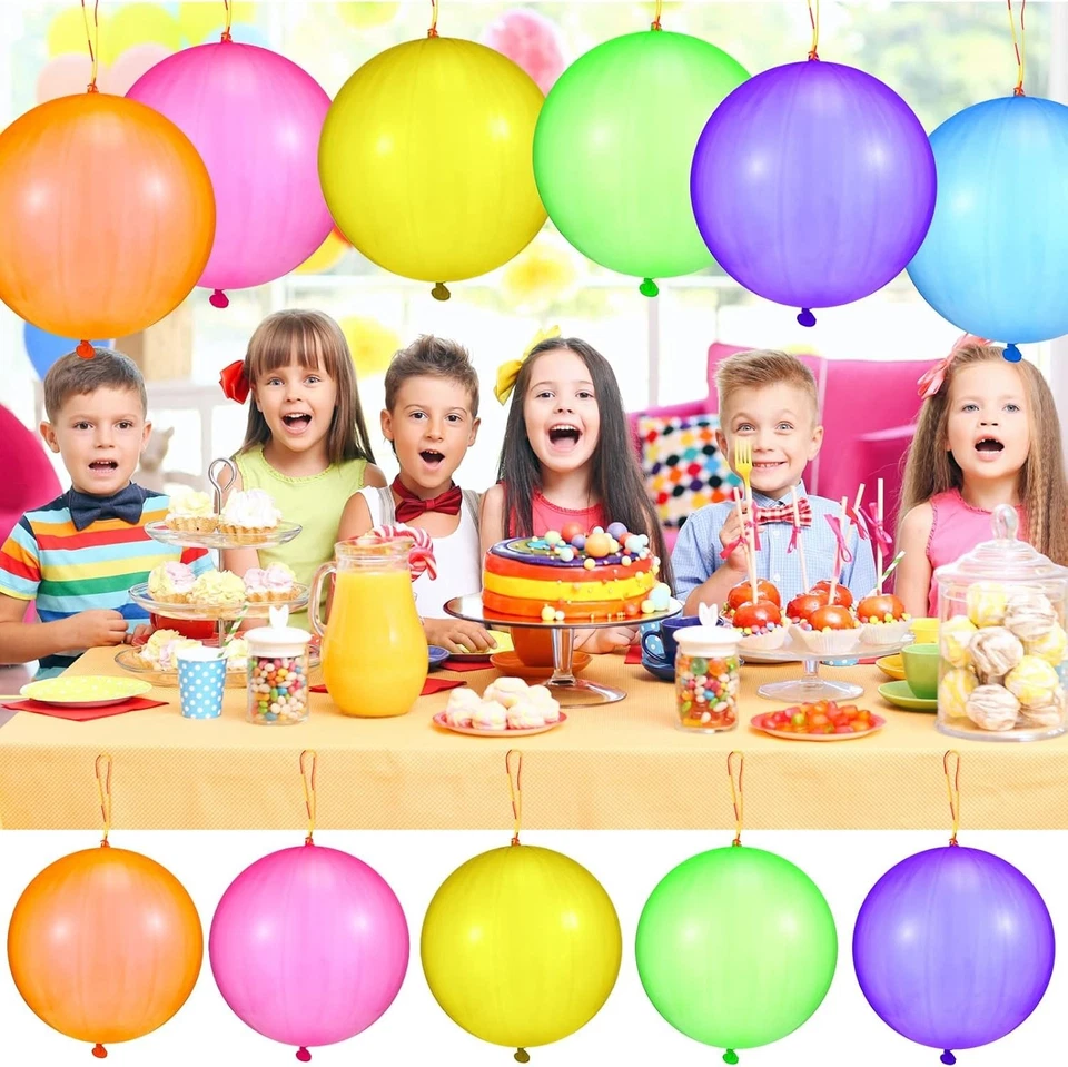 25 БОЛЬШИХ ВОЗДУШНЫХ ШАРОВ для вечеринок, наполнителей сумок, лакомств, ДЕТСКИХ трофейных сумок, игрушек, на день рождения - Изображение 3 из 4