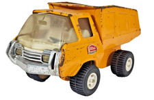 Vintage Tonka 1970's Hoot Hauler Pressed Steel Yellow Colour Dump Truck Unboxed.