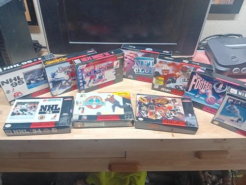 Snes Games Box Lot
