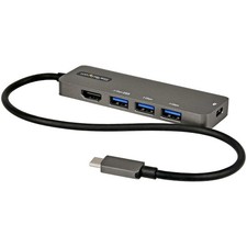 Startech Dkt30Chpd3 Usb C Multiport Adapter 100W Pd 4K Hdmi Hub Mini Travel
