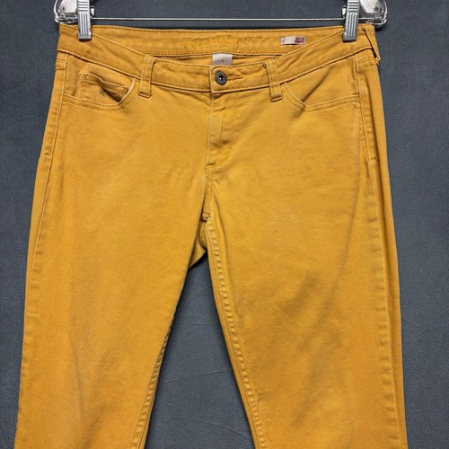 Arizona Jeans Super Skinny Mustard Stretchy Comfy Casual Skater Juniors 11 Artsy - Picture 7 of 14