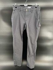 Carhartt Womens Size 6 Relaxed Fit Rugged Flex Work Pants Gray Utility Carpenter