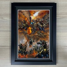 ARCHAON THE EVERCHOSEN FRAMED ART CHAOS WARHAMMER AGE OF SIGMAR OLD WORLD AOS