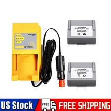 2X Battery 68300900  Hetronic UCH-2 Charger 12/24V For HETRONIC Remote Control