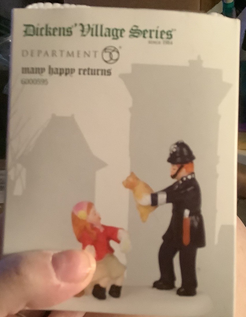 DEPT 56 Dickens Village Many Happy Returns Porcelain Figurine 6000595 Collectible  