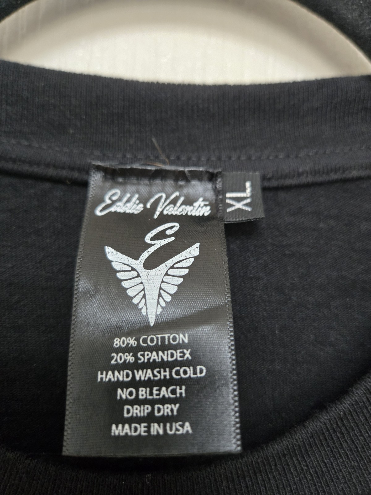 Eddie Valentin Mens XL Black Rhinestone Medusa T Shirt Greek Key Made ...