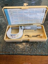 Mitutoyo 103-260-99 0-1" .0001 Micrometer with Tungsten Carbide Tip