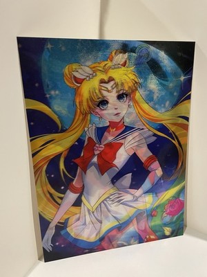 Sailor Moon 3D Changing Holographic Lenticular Poster