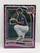 2024 Panini USA Stars & Stripes Chase Cotton Purple Parallel /99 #175